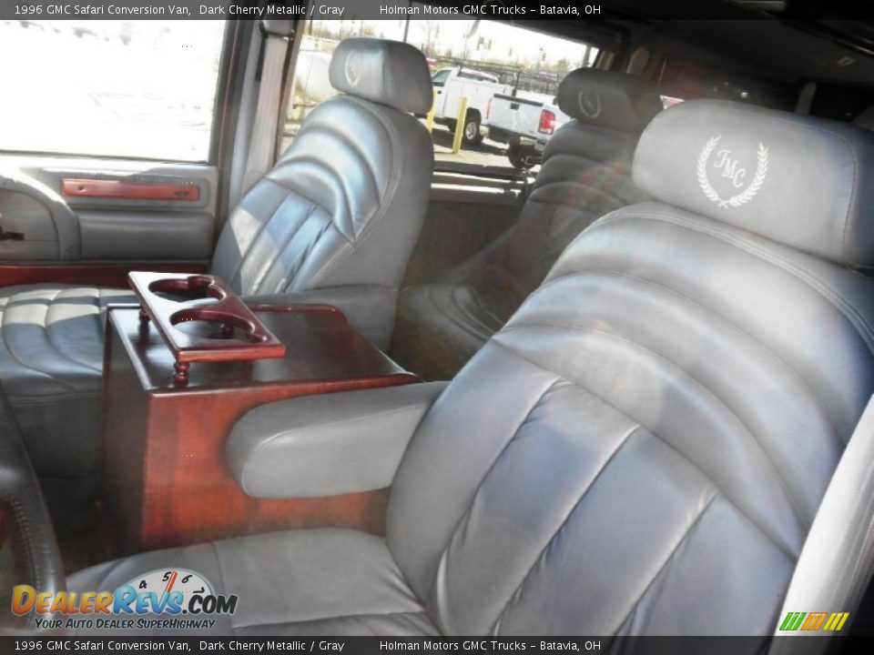 1996 GMC Safari Conversion Van Dark Cherry Metallic / Gray Photo #12