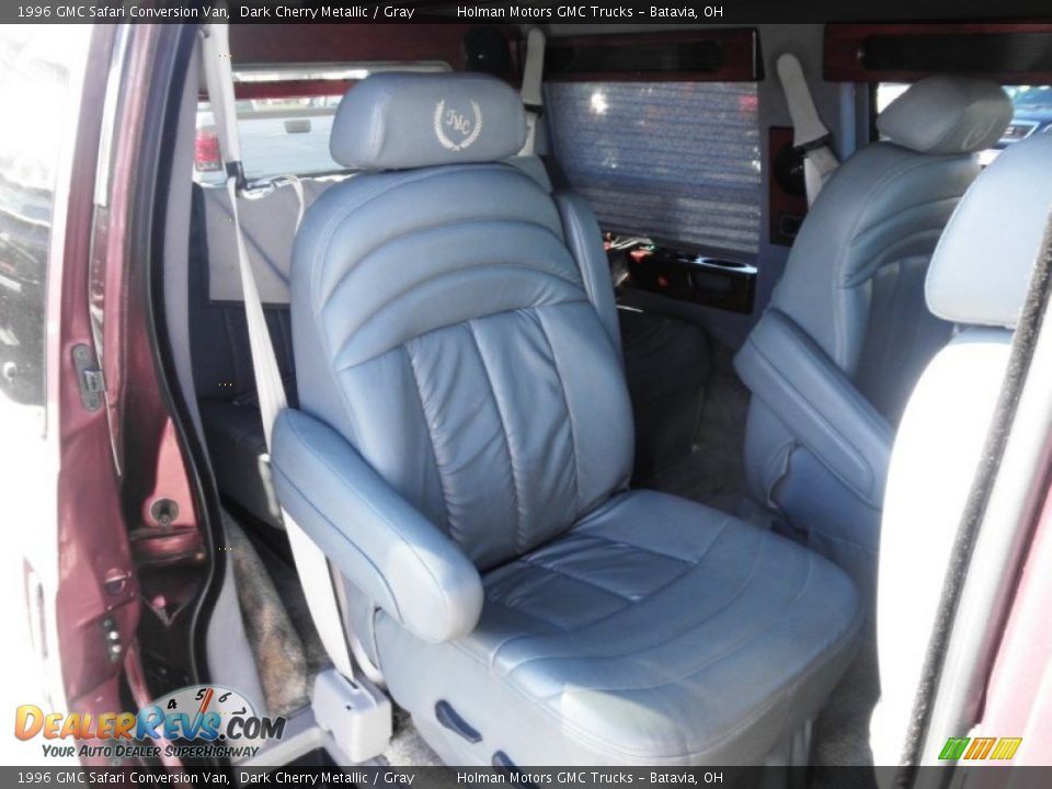 1996 GMC Safari Conversion Van Dark Cherry Metallic / Gray Photo #20