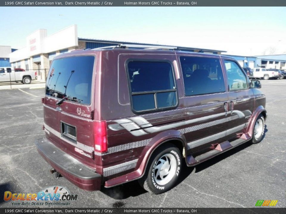 1996 GMC Safari Conversion Van Dark Cherry Metallic / Gray Photo #25