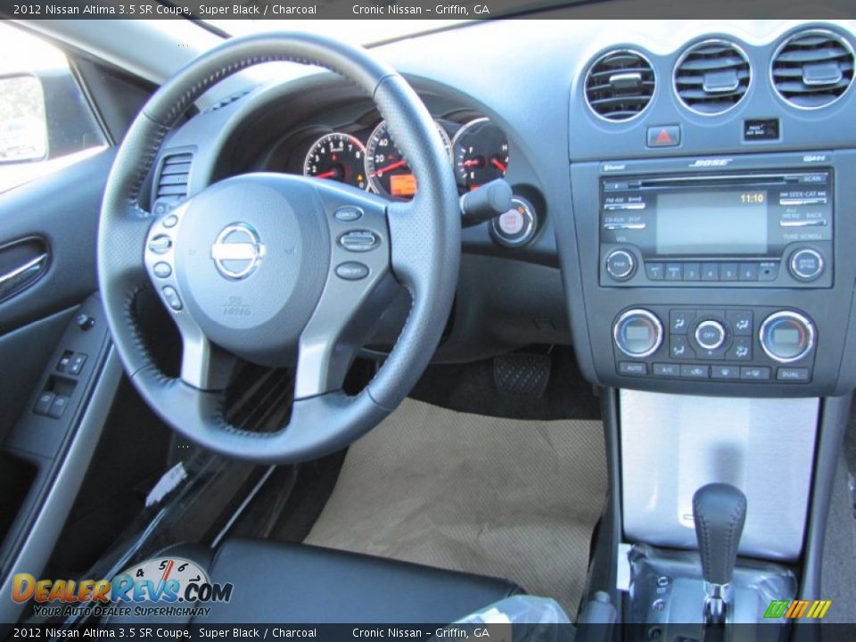 Dashboard of 2012 Nissan Altima 3.5 SR Coupe Photo #13