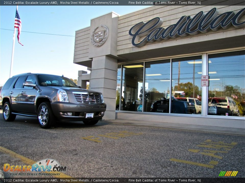 2012 Cadillac Escalade Luxury AWD Mocha Steel Metallic / Cashmere/Cocoa Photo #1