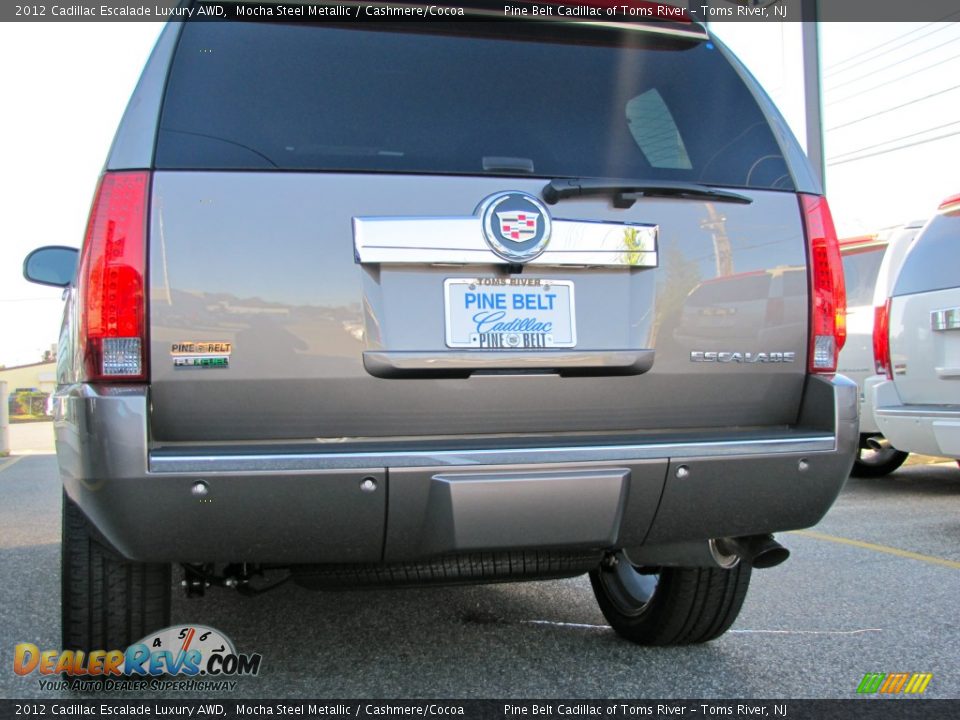 2012 Cadillac Escalade Luxury AWD Mocha Steel Metallic / Cashmere/Cocoa Photo #7