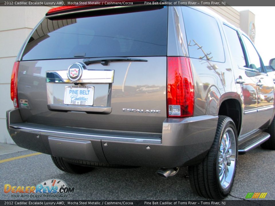 2012 Cadillac Escalade Luxury AWD Mocha Steel Metallic / Cashmere/Cocoa Photo #8