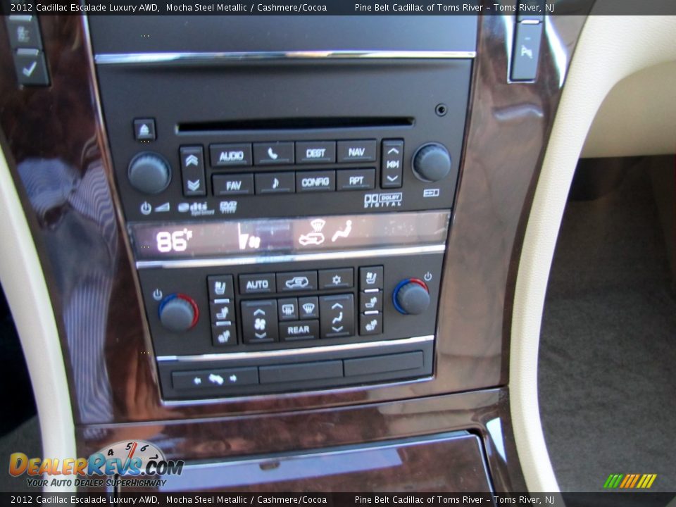 2012 Cadillac Escalade Luxury AWD Mocha Steel Metallic / Cashmere/Cocoa Photo #16