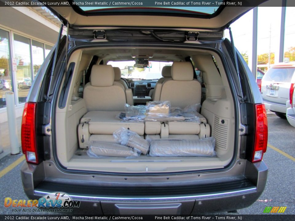 2012 Cadillac Escalade Luxury AWD Mocha Steel Metallic / Cashmere/Cocoa Photo #24