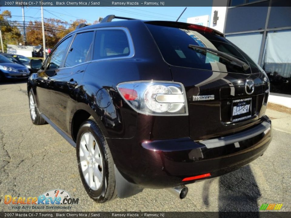 2007 Mazda CX-7 Touring Black Cherry Mica / Sand Photo #4