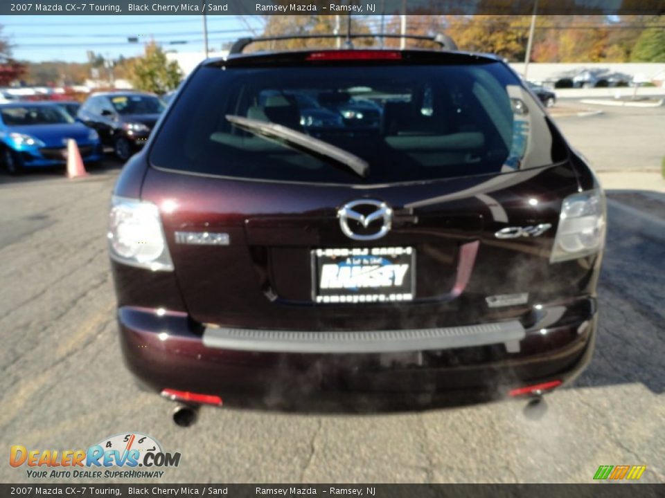 2007 Mazda CX-7 Touring Black Cherry Mica / Sand Photo #6