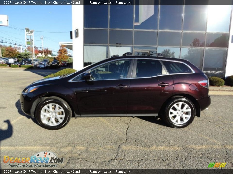 2007 Mazda CX-7 Touring Black Cherry Mica / Sand Photo #7