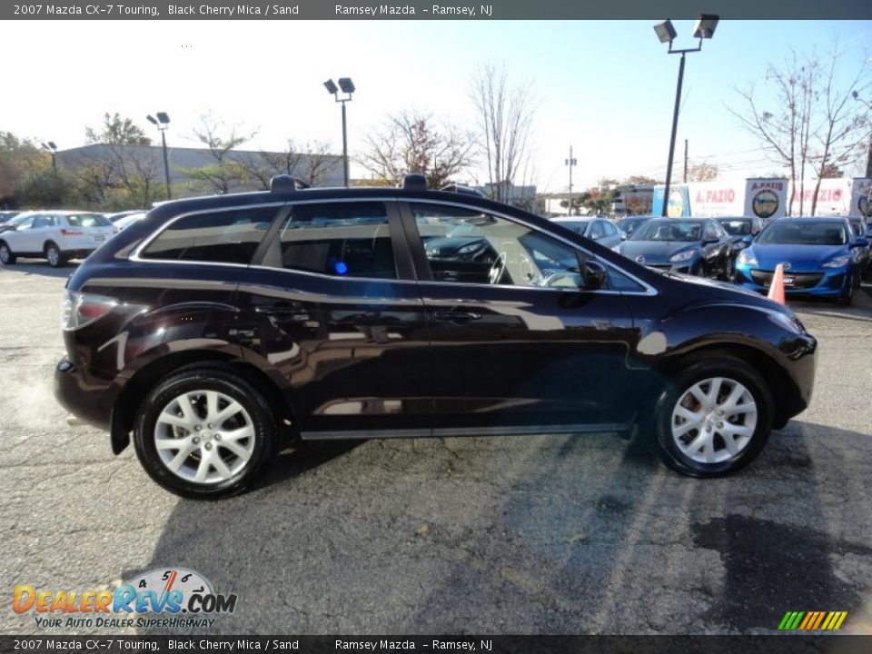 2007 Mazda CX-7 Touring Black Cherry Mica / Sand Photo #8