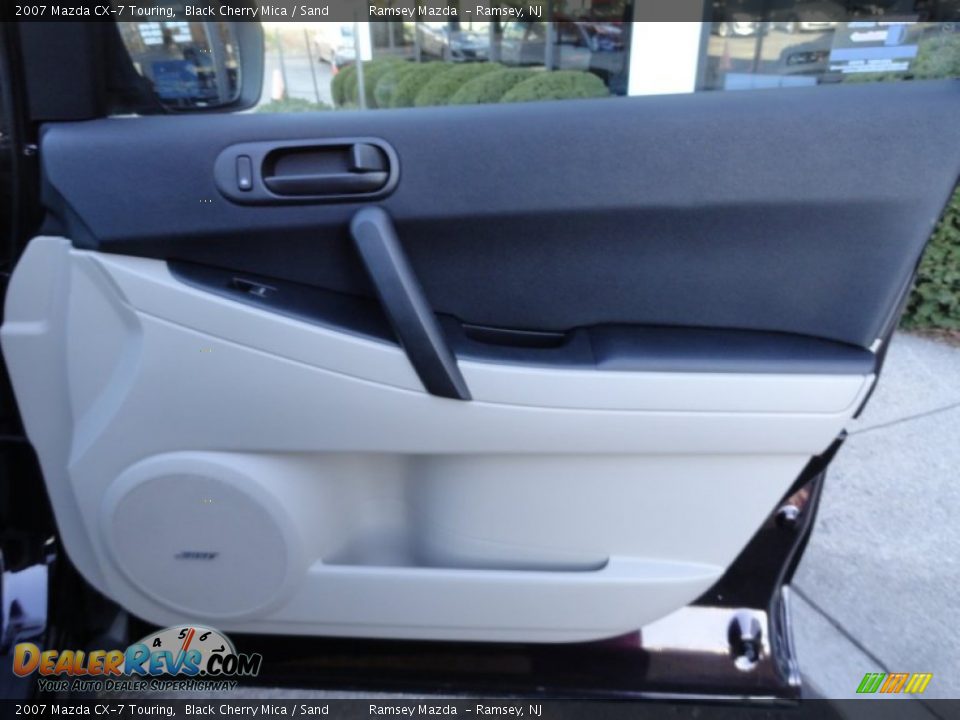 2007 Mazda CX-7 Touring Black Cherry Mica / Sand Photo #9