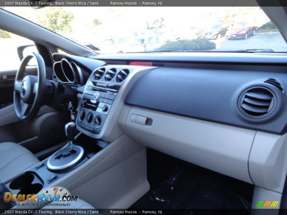 2007 Mazda CX-7 Touring Black Cherry Mica / Sand Photo #10