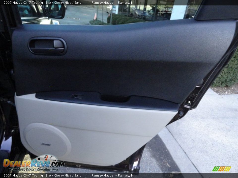 2007 Mazda CX-7 Touring Black Cherry Mica / Sand Photo #12