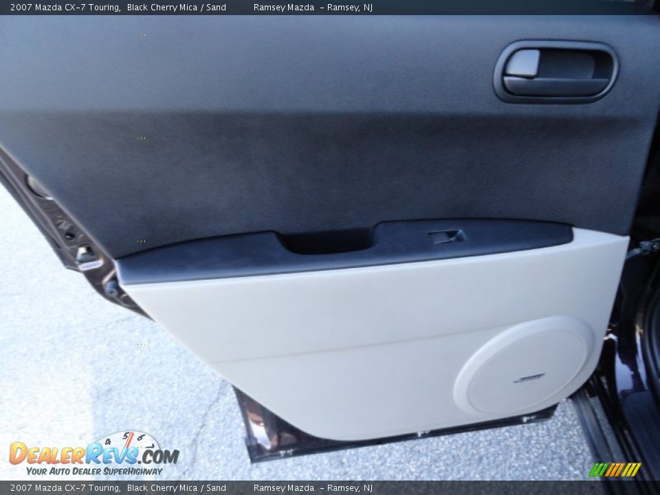 2007 Mazda CX-7 Touring Black Cherry Mica / Sand Photo #17