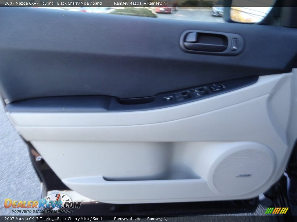 2007 Mazda CX-7 Touring Black Cherry Mica / Sand Photo #19