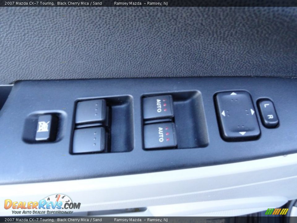2007 Mazda CX-7 Touring Black Cherry Mica / Sand Photo #20