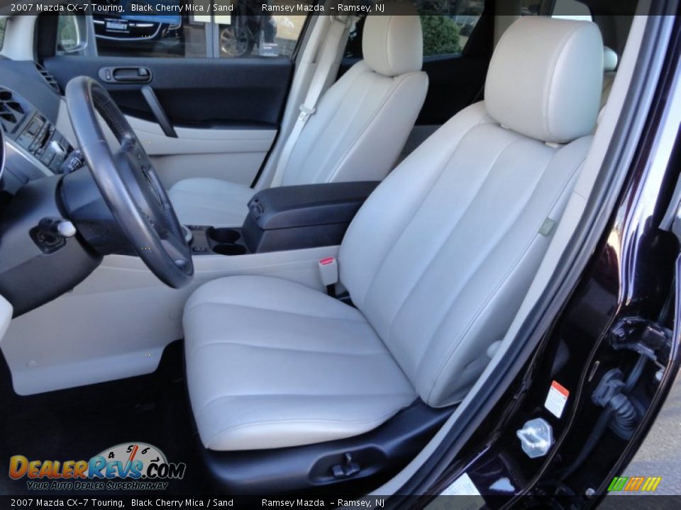 2007 Mazda CX-7 Touring Black Cherry Mica / Sand Photo #21