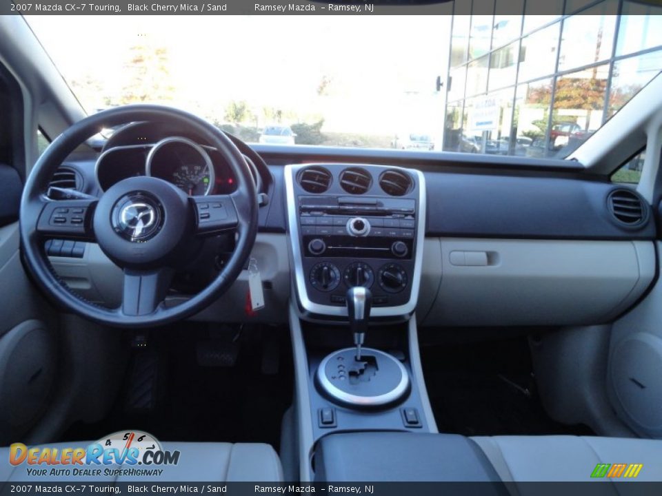 2007 Mazda CX-7 Touring Black Cherry Mica / Sand Photo #22