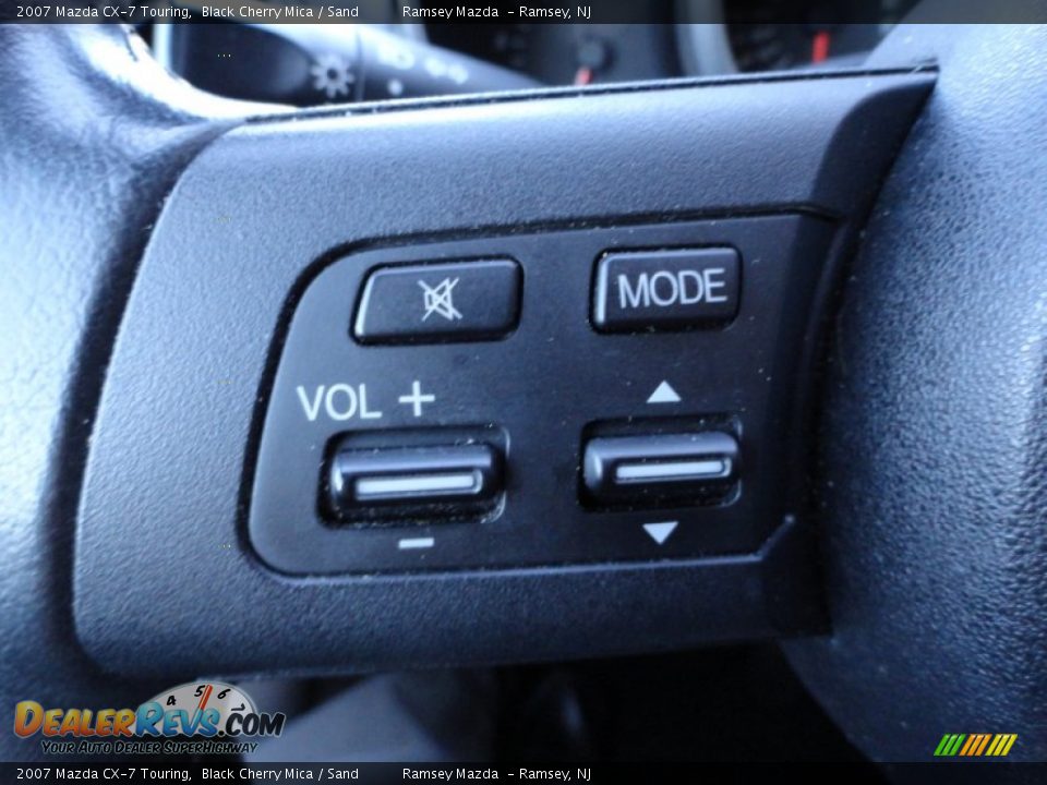 2007 Mazda CX-7 Touring Black Cherry Mica / Sand Photo #24