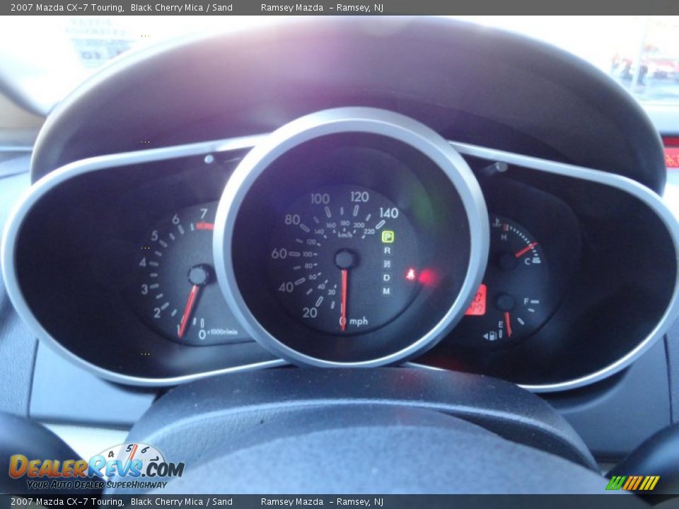2007 Mazda CX-7 Touring Black Cherry Mica / Sand Photo #26
