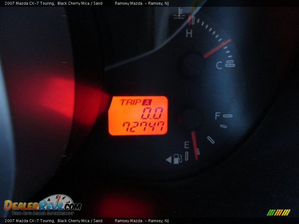 2007 Mazda CX-7 Touring Black Cherry Mica / Sand Photo #27