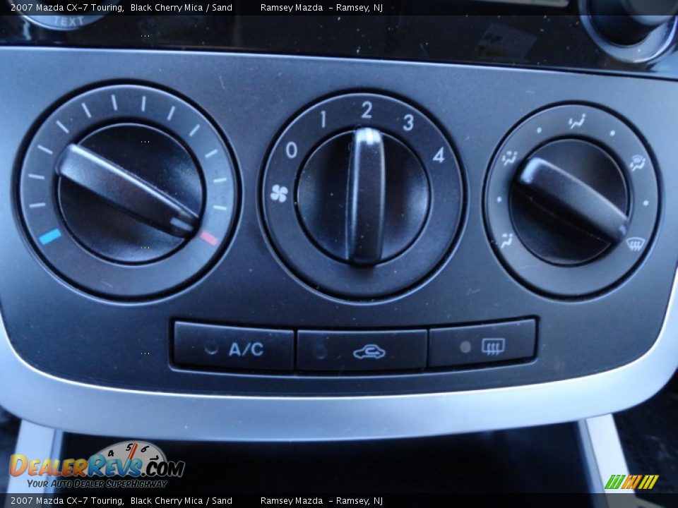 2007 Mazda CX-7 Touring Black Cherry Mica / Sand Photo #31