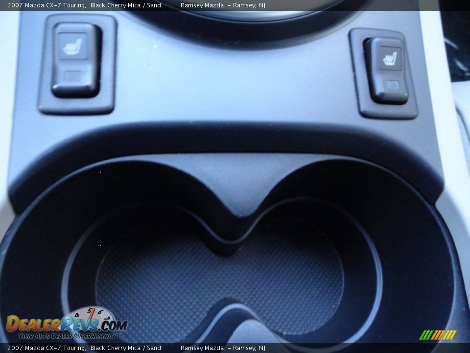 2007 Mazda CX-7 Touring Black Cherry Mica / Sand Photo #33