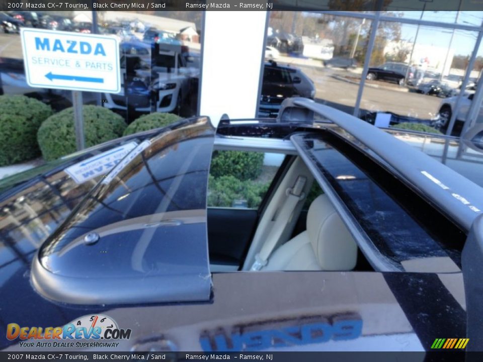 2007 Mazda CX-7 Touring Black Cherry Mica / Sand Photo #35