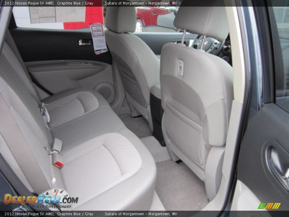 Gray Interior - 2012 Nissan Rogue SV AWD Photo #12