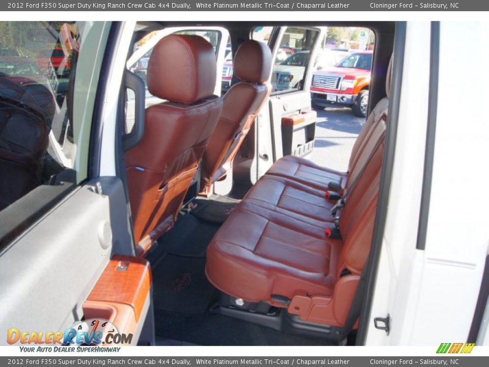 Chaparral Leather Interior - 2012 Ford F350 Super Duty King Ranch Crew Cab 4x4 Dually Photo #11
