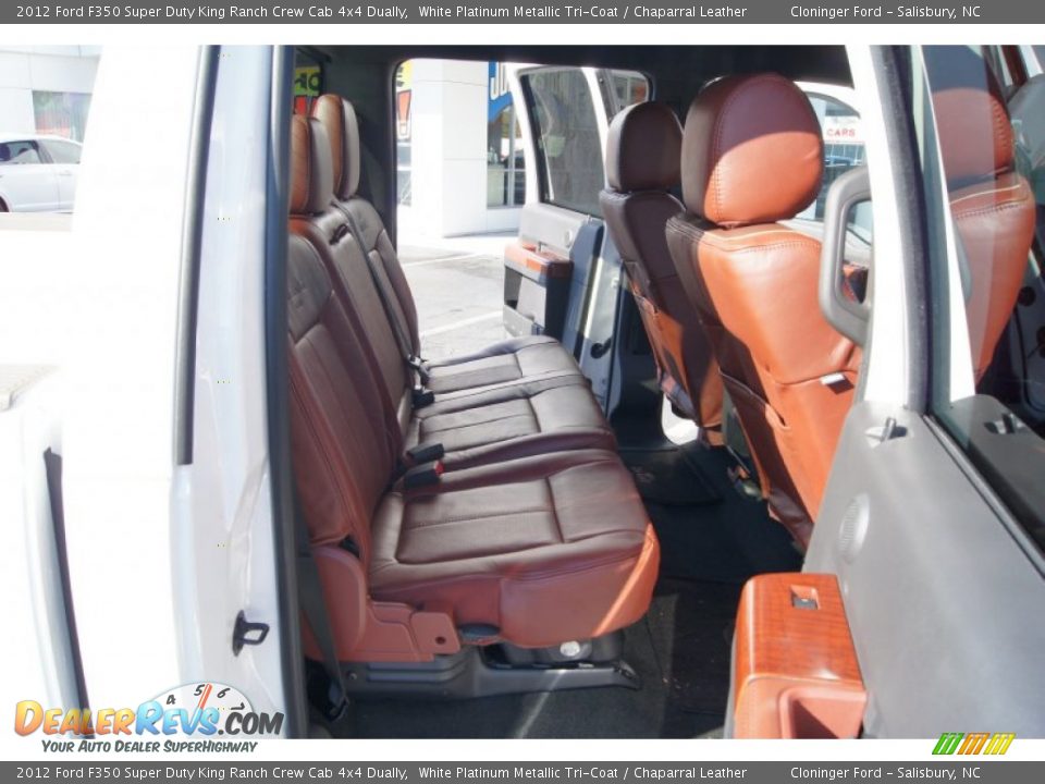 Chaparral Leather Interior - 2012 Ford F350 Super Duty King Ranch Crew Cab 4x4 Dually Photo #12