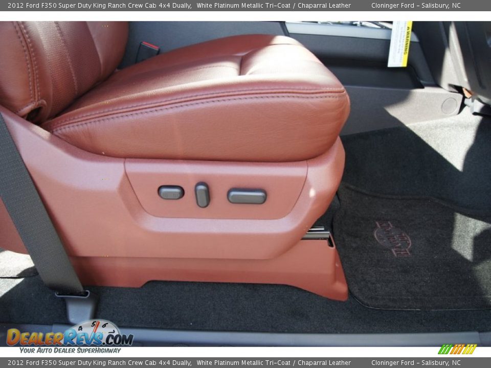 Chaparral Leather Interior - 2012 Ford F350 Super Duty King Ranch Crew Cab 4x4 Dually Photo #13