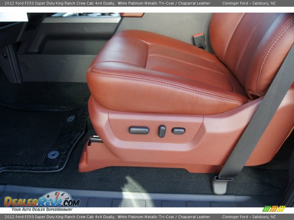 Chaparral Leather Interior - 2012 Ford F350 Super Duty King Ranch Crew Cab 4x4 Dually Photo #28