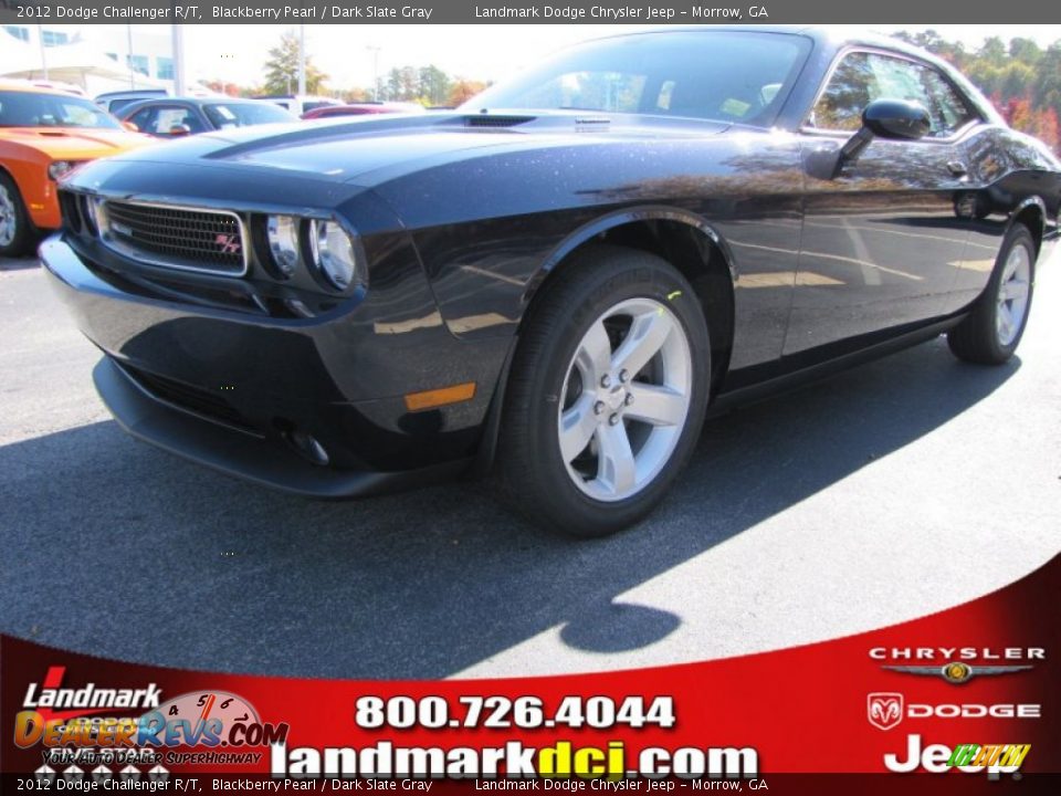 2012 Dodge Challenger R/T Blackberry Pearl / Dark Slate Gray Photo #1