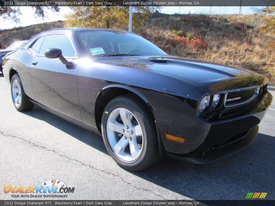 2012 Dodge Challenger R/T Blackberry Pearl / Dark Slate Gray Photo #4