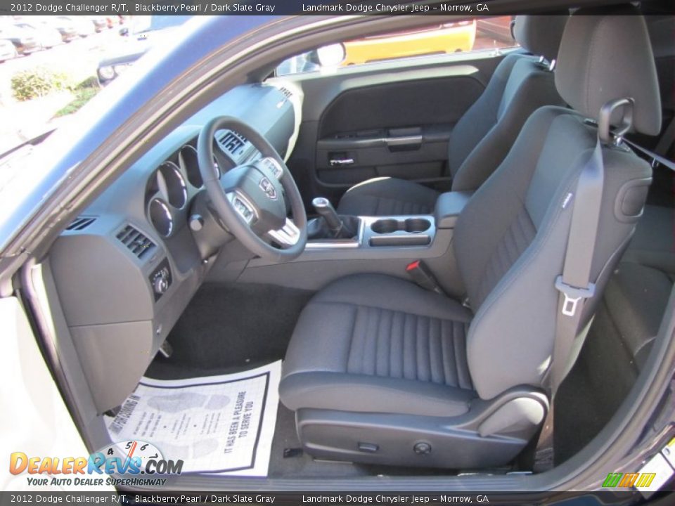 2012 Dodge Challenger R/T Blackberry Pearl / Dark Slate Gray Photo #7