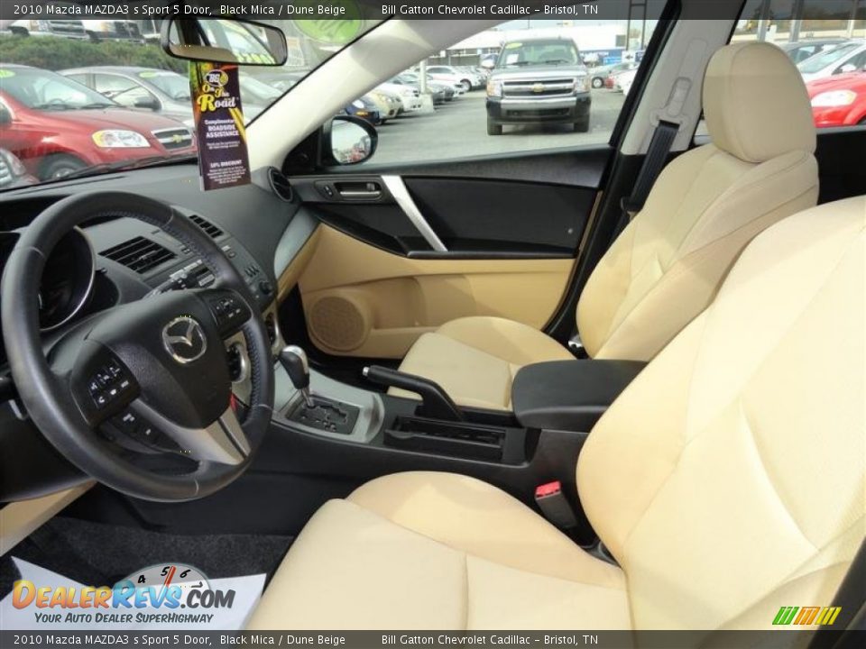 Dune Beige Interior 2010 Mazda Mazda3 S Sport 5 Door Photo