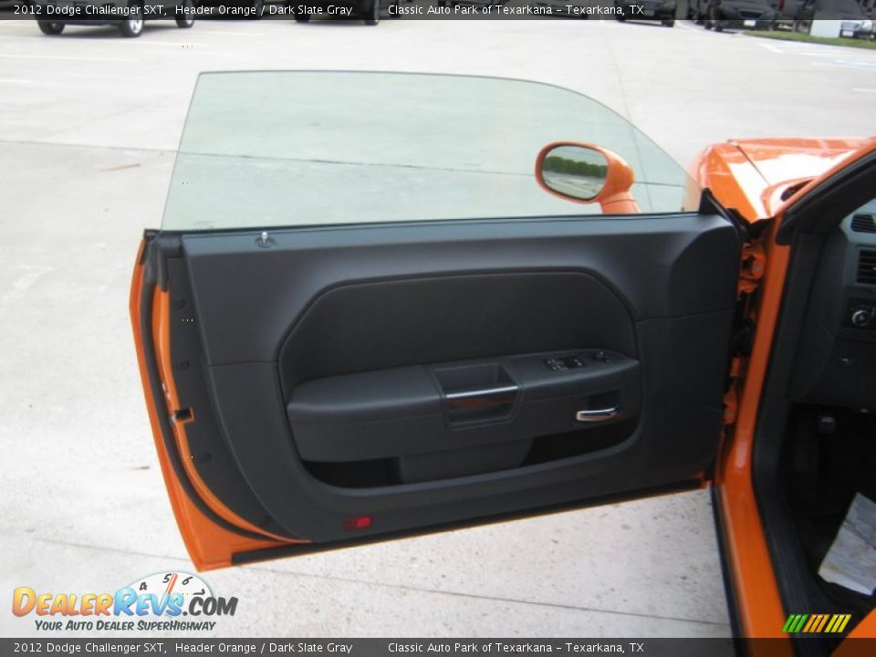 2012 Dodge Challenger SXT Header Orange / Dark Slate Gray Photo #14