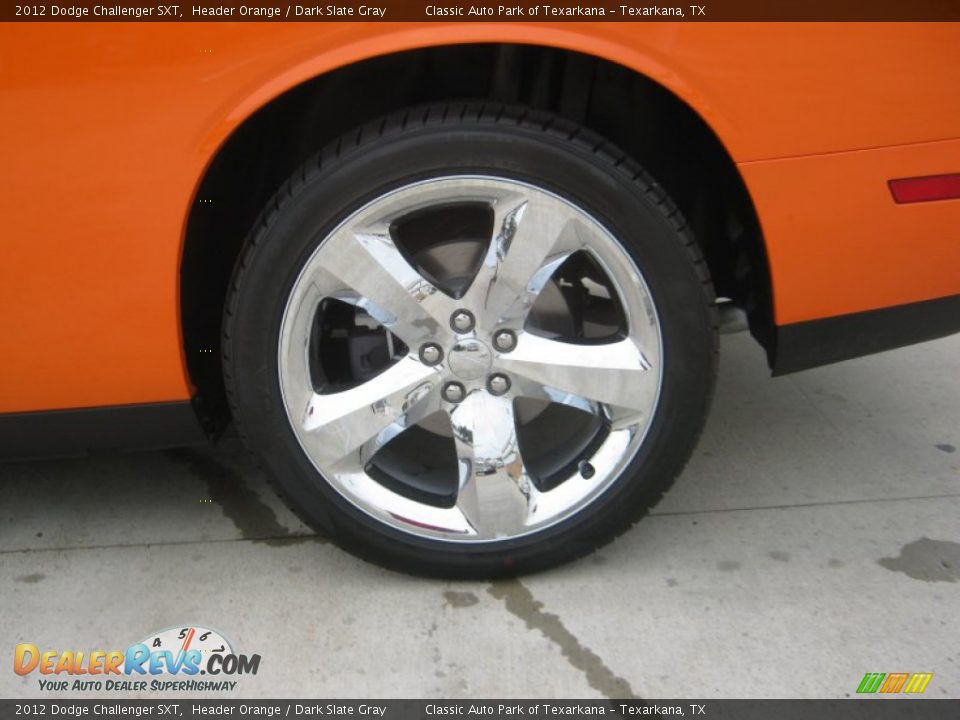 2012 Dodge Challenger SXT Header Orange / Dark Slate Gray Photo #17