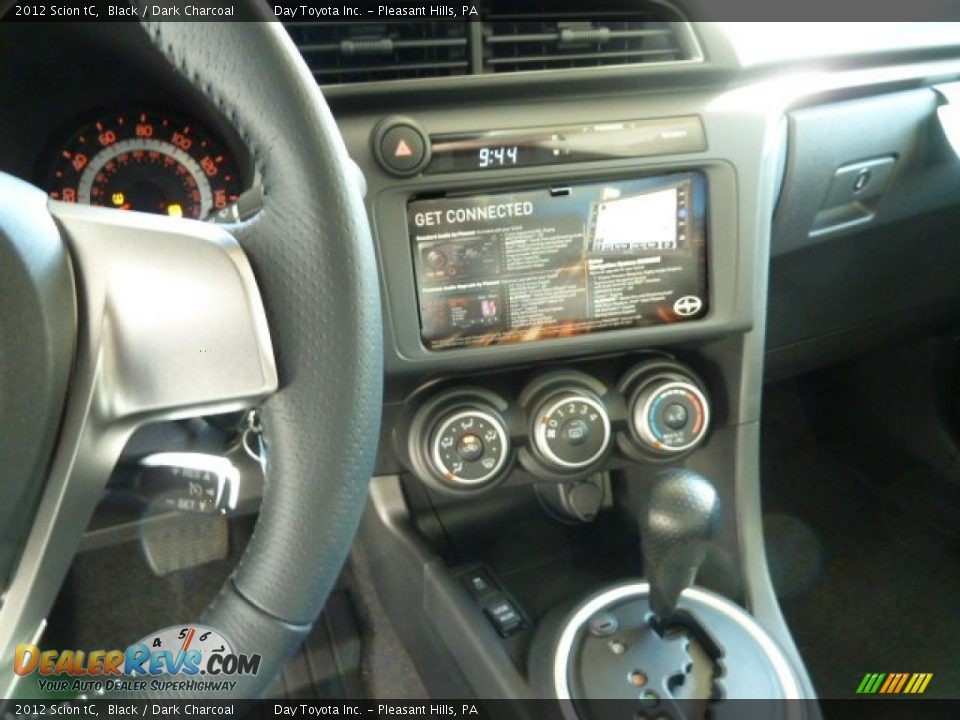 2012 Scion tC Black / Dark Charcoal Photo #12