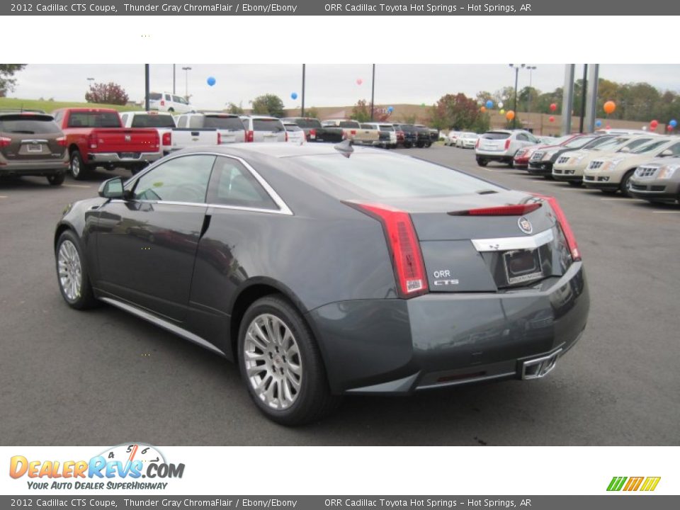 2012 Cadillac CTS Coupe Thunder Gray ChromaFlair / Ebony/Ebony Photo #3