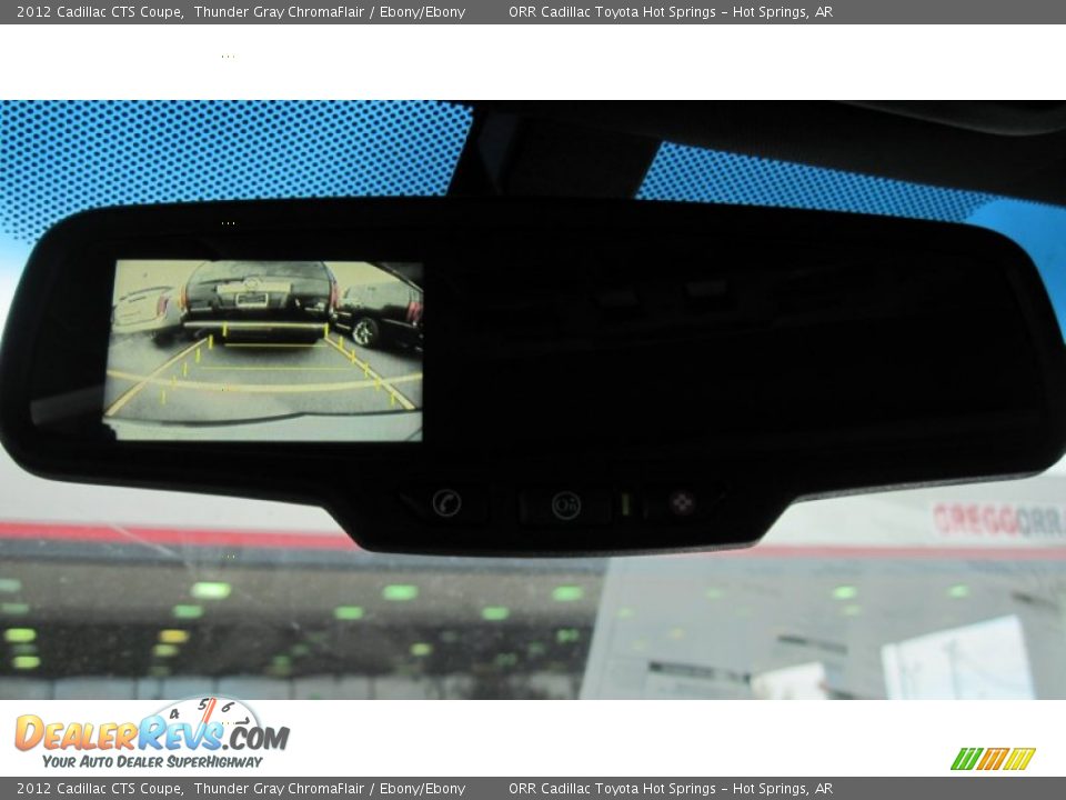 2012 Cadillac CTS Coupe Thunder Gray ChromaFlair / Ebony/Ebony Photo #28