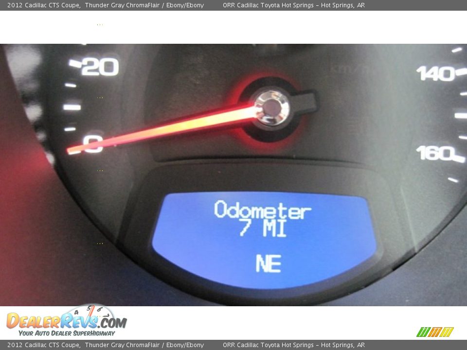 2012 Cadillac CTS Coupe Thunder Gray ChromaFlair / Ebony/Ebony Photo #29