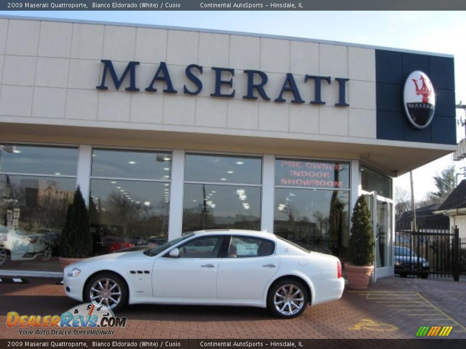 2009 Maserati Quattroporte Bianco Eldorado (White) / Cuoio Photo #1