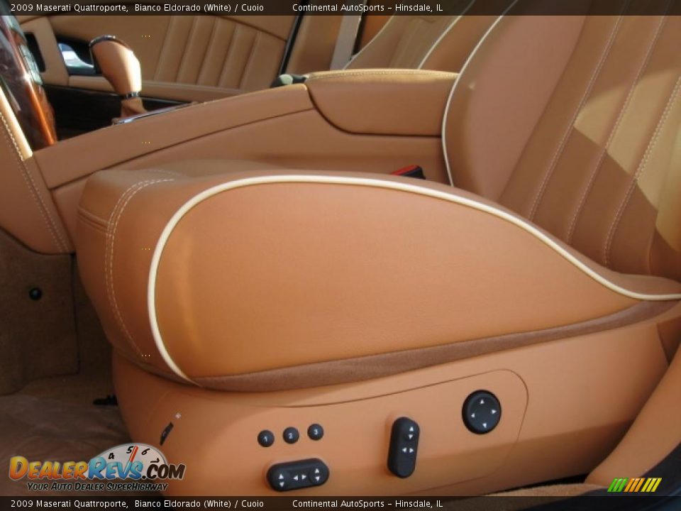 2009 Maserati Quattroporte Bianco Eldorado (White) / Cuoio Photo #3
