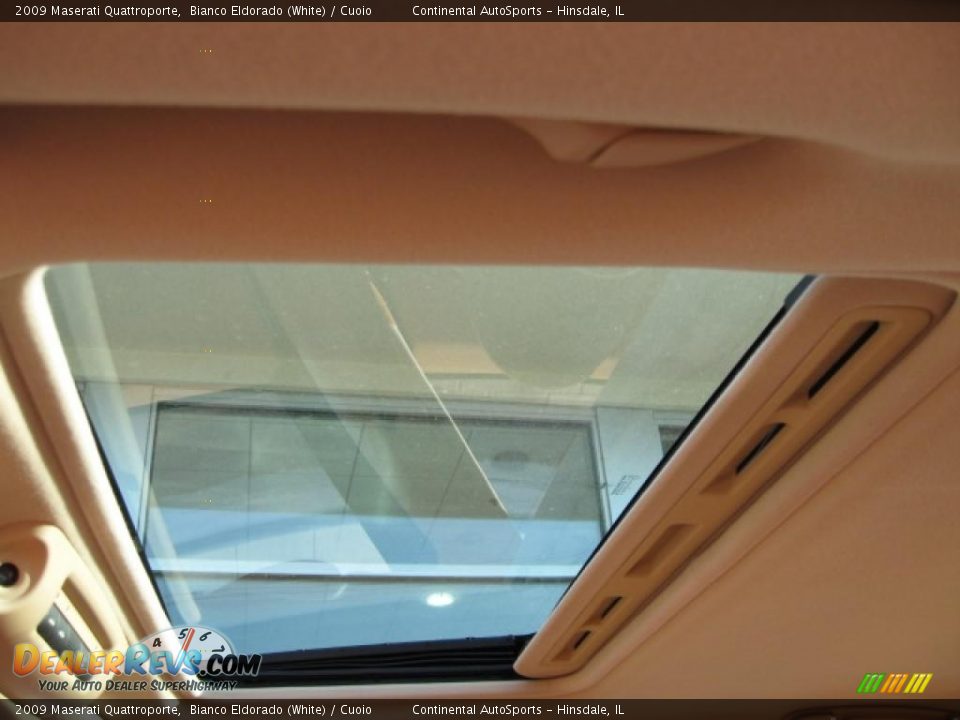 2009 Maserati Quattroporte Bianco Eldorado (White) / Cuoio Photo #4