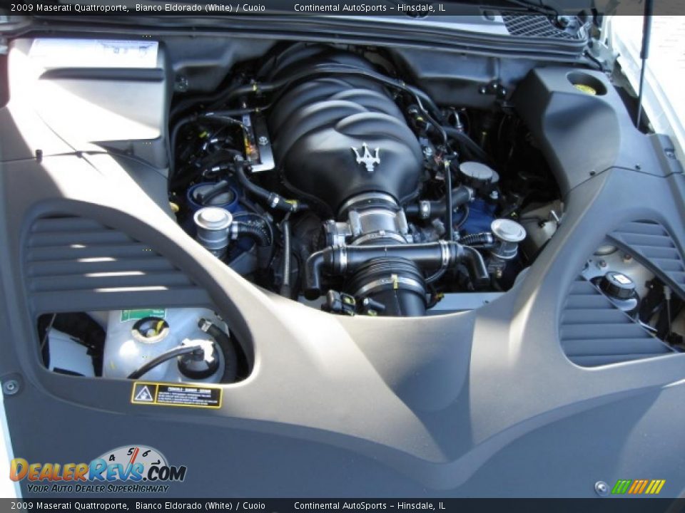 2009 Maserati Quattroporte Bianco Eldorado (White) / Cuoio Photo #11