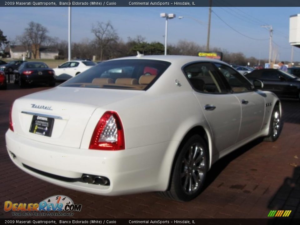2009 Maserati Quattroporte Bianco Eldorado (White) / Cuoio Photo #15