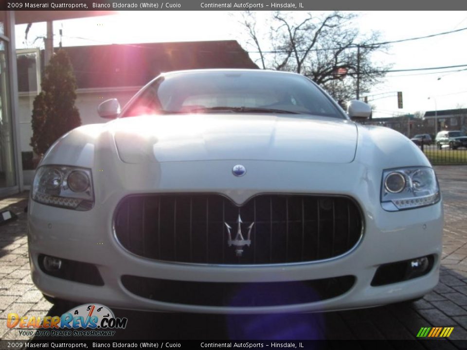 2009 Maserati Quattroporte Bianco Eldorado (White) / Cuoio Photo #17