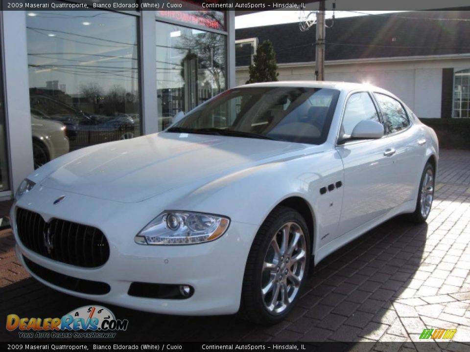 2009 Maserati Quattroporte Bianco Eldorado (White) / Cuoio Photo #18