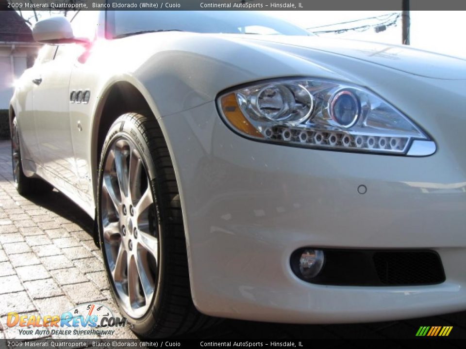 2009 Maserati Quattroporte Bianco Eldorado (White) / Cuoio Photo #19